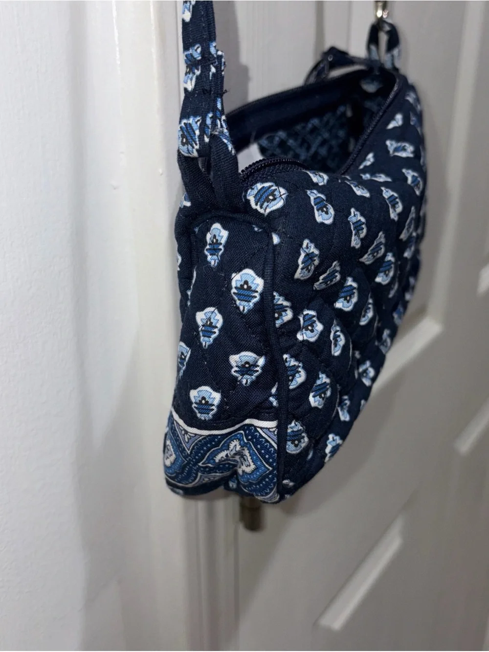 Vera Bradley Nantucket Navy Crossbody Bag Purse Retired